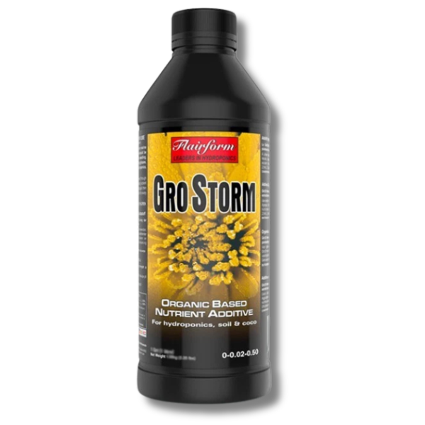 GroStorm 0-0.02-0.50 Nutrient Additive 1L Organic Based - Flairform-Off Grid Living Supplies