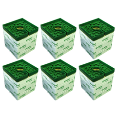 Grodan Rockwool 150x150mm with Hole and Drip Cap Pack of 2 / 4 / 6 / 8 / 10-Off Grid Living Supplies