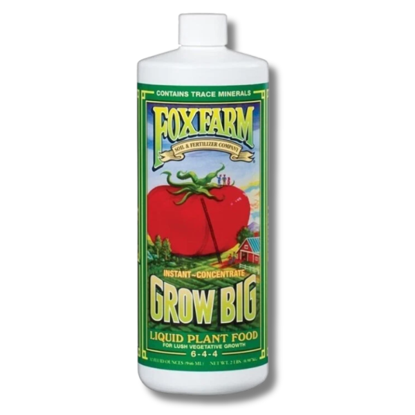 Grow Big 1 Pint Liquid Plant Food for Vegetative Growth - FoxFarm-Off Grid Living Supplies