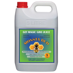 Grow Juice with Ozi Tonic & Monsta Bud Organic Nutrient 2x5L - Ozi Magic-Off Grid Living Supplies