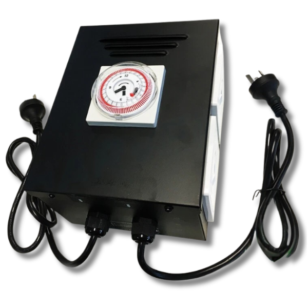 Grow Light Time Relay Box 4 Way Timer Controller for HPS / MH / LED-Off Grid Living Supplies