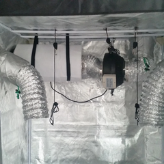 Grow Tent 600W Digital HPS Light Cool Tube Ventilation Watering System-Off Grid Living Supplies