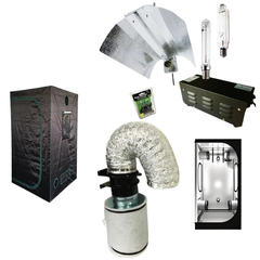 Grow Tent Kit with 600W HPS MH Light and Fan Filter Combo - Harvemax-Off Grid Living Supplies