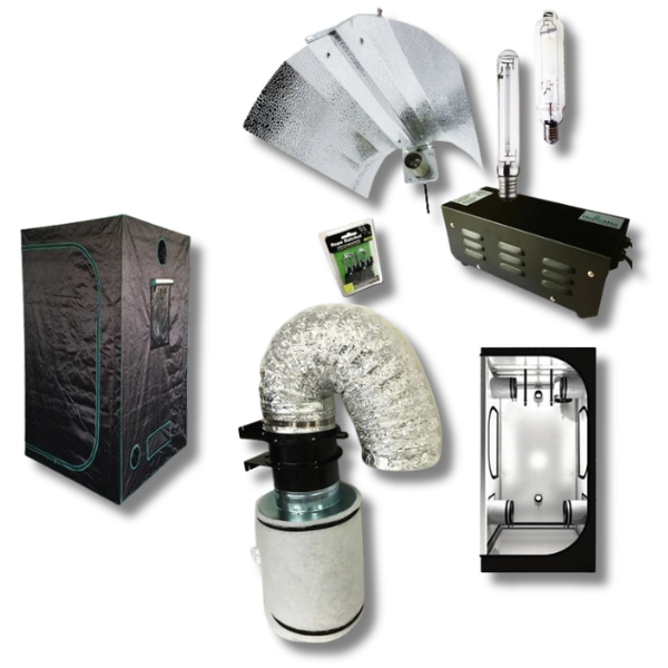 Grow Tent Kit with 600W HPS MH Light and Fan Filter Combo - Harvemax-Off Grid Living Supplies