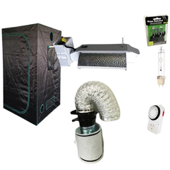 Grow Tent Setup with 315W CMH LEC Light and Fan Optional Parts - Harvemax-Off Grid Living Supplies