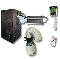 Grow Tent Setup with 315W CMH LEC Light and Fan Optional Parts - Harvemax-Off Grid Living Supplies