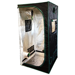 Grow Tent Setup with High Power LED Bar, Fan, Filter and Ventilation-Off Grid Living Supplies