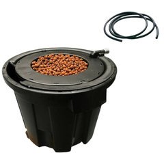 Grow Tent with 200W UFO LED and 4x 27L DWC Pro Pots Setup-Off Grid Living Supplies