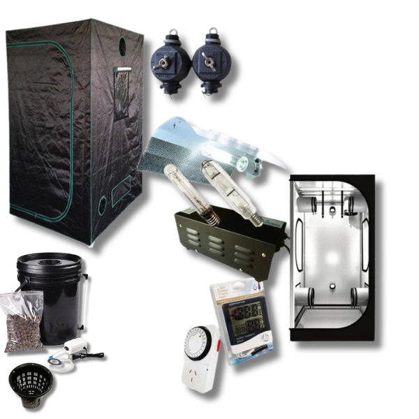 Grow Tent with DWC Pot System and 400W/600W Grow Light Fan Filter Kit - Harvemax-Off Grid Living Supplies