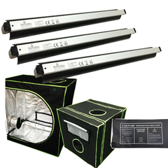 Grow Tent with Nano T5 Light Seedling Cloning Cutting and Heat Mat Kit-Off Grid Living Supplies