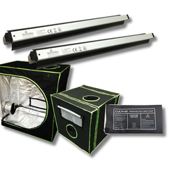 Grow Tent with Nano T5 Light Seedling Cloning Cutting and Heat Mat Kit-Off Grid Living Supplies