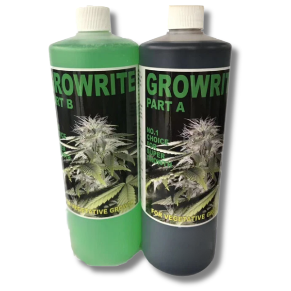 Growrite A&B 2x1L Vegetative Growth Nutrient - Growrite-Off Grid Living Supplies