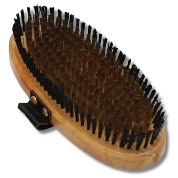 Hard Bristle Grooming Brush for Horses & Ponies-Off Grid Living Supplies Australia