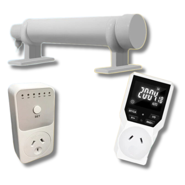 Heat Saber Bar Heater 60W / 120W with Optional Digital Timer / Countdown Timer-Off Grid Living Supplies