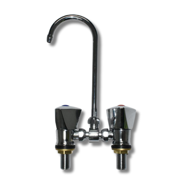 Hot & Cold Mixer Faucet With Fold Down Spout-Off Grid Living Supplies Australia