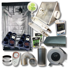 Hydroponic 1000W HPS/MH Grow Light Tent with 6 Inch Cool Vent Ventilation Dripping System-Off Grid Living Supplies
