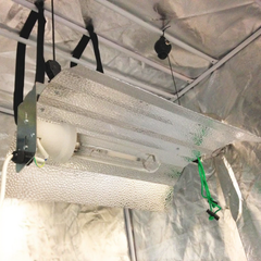Hydroponic 4x 600W HPS Ballast Batwing Light Kit Grow Tent Duct Fan Filter Combo-Off Grid Living Supplies