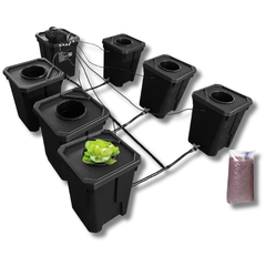 Hydroponic 7x 27L DWC Deep Water Culture System for Fast Plant Growth-Off Grid Living Supplies