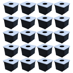 Hydroponic Bato Dutch Bucket Lid with Net Pot Kit Indoor Farm Grow System-Off Grid Living Supplies