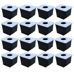 Hydroponic Bato Dutch Bucket Set with Lids and Net Pots (2 / 5 / 10 / 16 / 24 Sets)-Off Grid Living Supplies