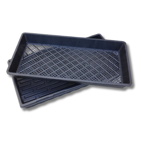 Hydroponic Seedling Tray Solid Propagation Mesh Tray for Plug Trays-Off Grid Living Supplies