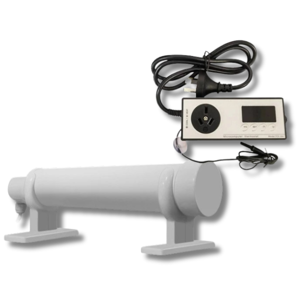 Hydroponic Tube Heater 60W with Thermostat Controller for Propagation Tents-Off Grid Living Supplies