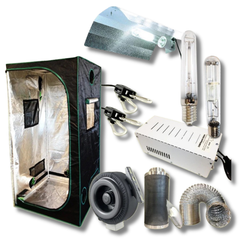 Hydroponics 80x80x160cm Grow Tent with 250W HPS/MH Lighting and 4 Inch Vent Nutrient Kit-Off Grid Living Supplies