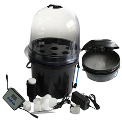 Hydroponics Aeroponic Cloning System with HO T5 Light Clonex Gel Heat Mat Pruner-Off Grid Living Supplies