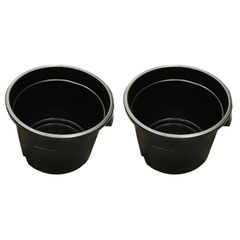 Hydroponics Extra Thick 52L Round Flower Bucket Pot with Handles-Off Grid Living Supplies