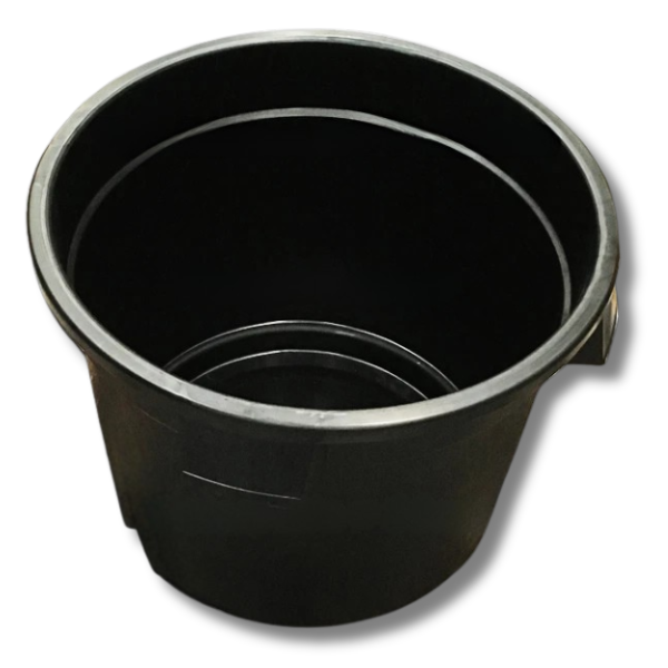 Hydroponics Extra Thick 52L Round Flower Bucket Pot with Handles-Off Grid Living Supplies