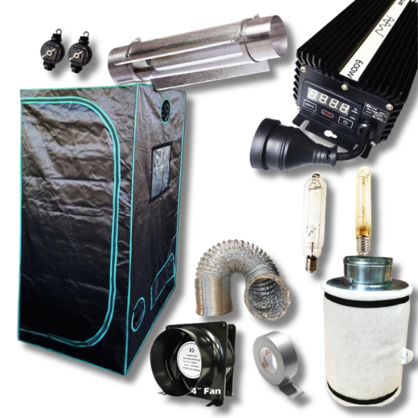 Hydroponics Grow Tent Combo with 250W to 1000W HPS MH Magnetic Digital Ballast-Off Grid Living Supplies