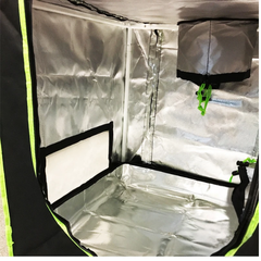 Hydroponics Grow Tent Kit with 6400K and 2700K CFL Light Dome Timer and Heat Mat-Off Grid Living Supplies