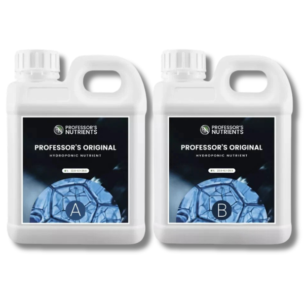 Hydroponics Nutrient Growing Original Nutrients A&B 2x1L - Professor's Nutrients-Off Grid Living Supplies