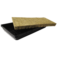 Hydroponics Seeding Cloning Dome Kit 98 Cells Rockwool Heat Mat Rhizotonic Clonex-Off Grid Living Supplies