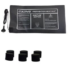 Hydroponics Seeding Cloning Dome Kit Rockwool Sheet Heat Mat Rhizotonic Clonex-Off Grid Living Supplies