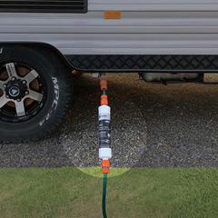 Inline Filter Brass Hose Connectors-Off Grid Living Supplies Australia