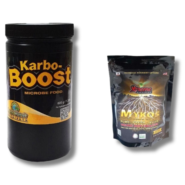 Karbo Boost 600g with Mykos 454g Microbial Enhancer Pack - GreenPlanet / Xtreme-Off Grid Living Supplies