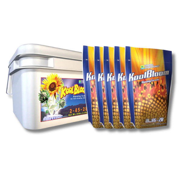 KoolBloom Dry Blooming Powder 1kg Booster Plant Flush Pack of 5 - General Hydroponics-Off Grid Living Supplies
