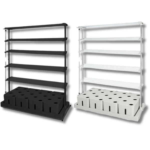 LED Grow Kit for Home Vegetative and Flowering Stages - White / Black-Off Grid Living Supplies