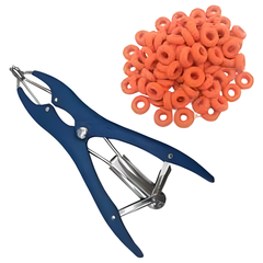 Lamb Applicator with 100x Marking Rings-Off Grid Living Supplies Australia