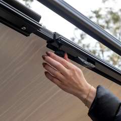 Long Anti Flap Kit 2300 To 2400mm Black For Caravan & RVs-Off Grid Living Supplies Australia