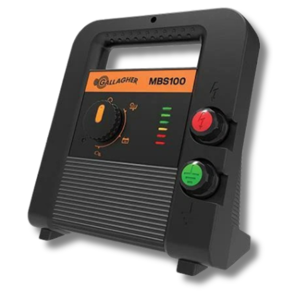 MBS100 Mains, Battery & Solar Multi-Capable Electric Fence Energiser - Gallagher-Off Grid Living Supplies Australia