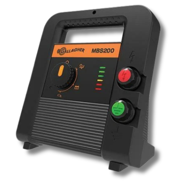 MBS200 Mains, Battery & Solar Multi-Capable Electric Fence Energiser - Gallagher-Off Grid Living Supplies Australia