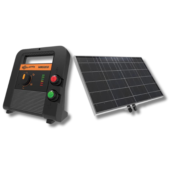 MBS200 Multi-Capable 40W Solar Electric Fence Energiser Kit up to 20km - Gallagher-Off Grid Living Supplies Australia