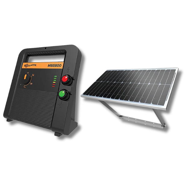 MBS800 Multi-Capable 130W Solar Electric Fence Energiser Kit up to 40km - Gallagher-Off Grid Living Supplies Australia