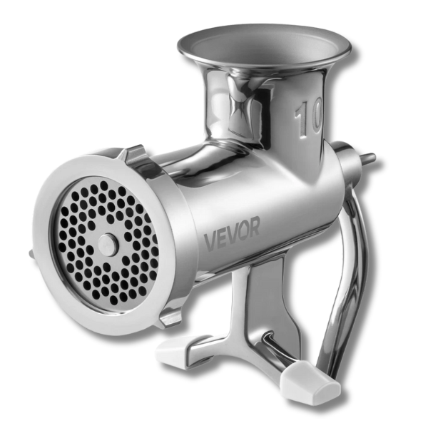 Manual Meat Grinder with Table Clamp & Sausage Filler Attachment - Stainless Steel-Off Grid Living Supplies Australia