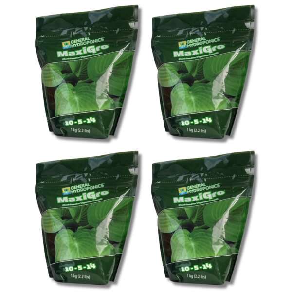Maxi Grow 1kg Nutrient Power Indoor Outdoor 4 Pack - General Hydroponics-Off Grid Living Supplies