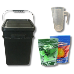 Maxi Grow and Maxi Bloom 2x1kg Powder Mixing Kit - General Hydroponics-Off Grid Living Supplies