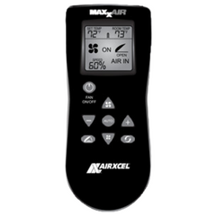 Maxxfan Deluxe With Rain Dome Thermostat Power Lift-Off Grid Living Supplies Australia