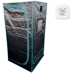 Mylar Grow Tent 120x120cm with 180cm or 200cm Height & WiFi Meter-Off Grid Living Supplies